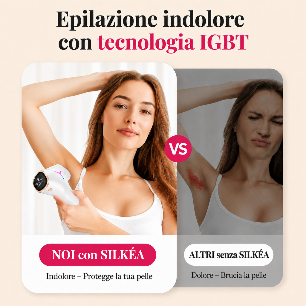 SILKÉA™ | Epilatore IPL Professionale per Uso Domestico